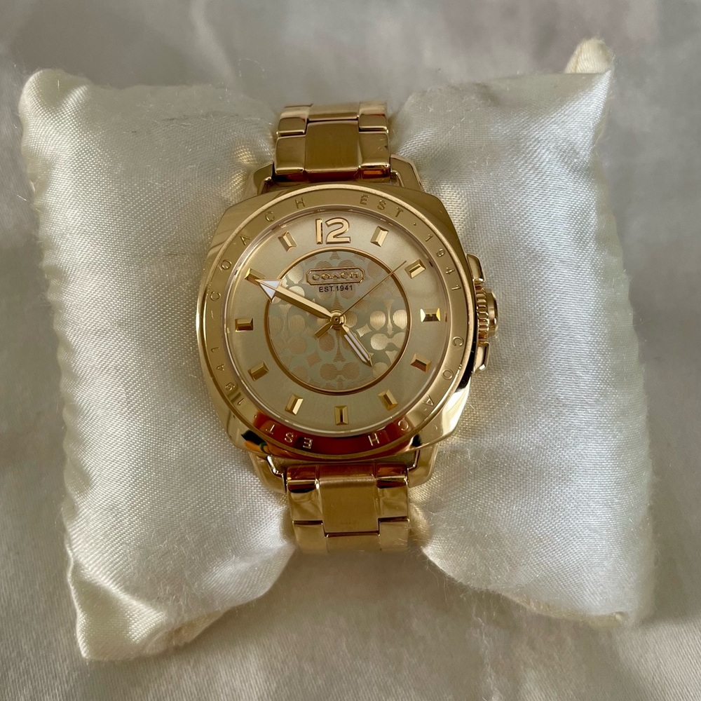 Vintage Coach Movado Gold plated Watch